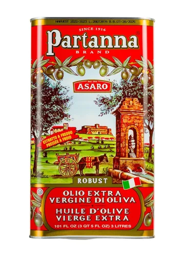 Miniatura 4 de Partanna Aceite de oliva virgen extra, lata de 101 onzas.