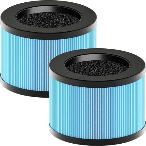 MK01 y MK06 - Filtro de repuesto True HEPA compatible con purificador de aire Aroeve MK01, MK06, ToLife TZ-K1 y Kloudi DH-JH01, versión estándar,