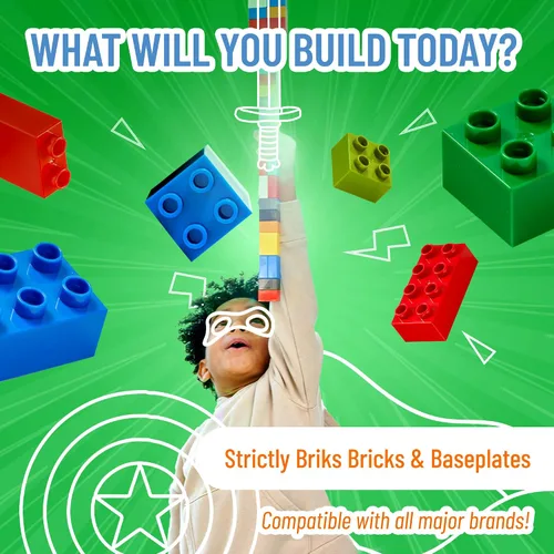 Miniatura 6 de Juego de bloques grandes, bloques de construcción grandes para edades de 3 años en adelante, 100% compatible con todas las principales marcas