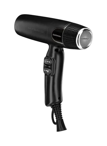 Miniatura 4 de GAMMA+ Secador de pelo profesional híbrido ligero, tecnología iónica, bajo ruido con 2 boquillas y difusor