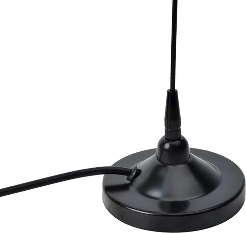 Miniatura 4 de UAYESOK Antena móvil de montaje magnético VHF/UHF y GMRS 136-174/400-470MHZ, antena de radio con base magnética resistente para camión, automóvil