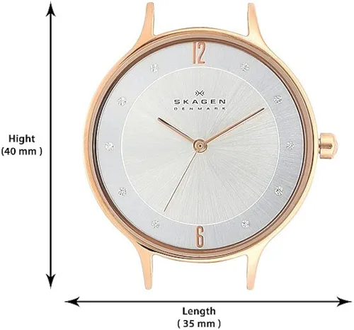 Miniatura 11 de Skagen Anita - Reloj casual de malla de acero de cuarzo para mujer