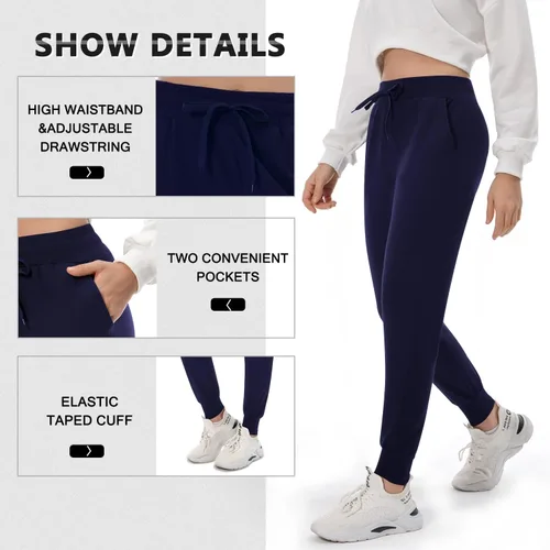 Miniatura 5 de FULLSOFT - Pantalones deportivos con bolsillos para mujer, para practicar yoga, entrenar y correr