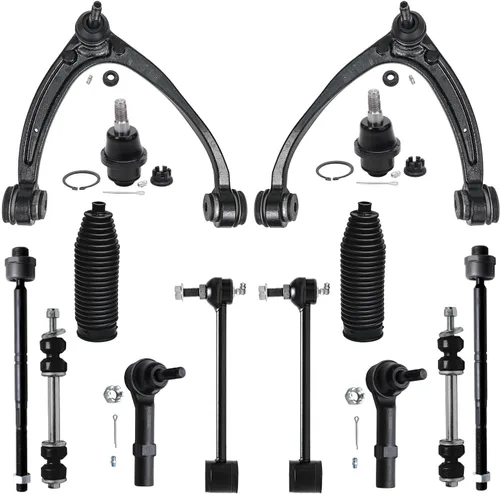 Miniatura 42 de Detroit Axle - Kit de suspensión frontal de 16 piezas para RWD Chrysler 300 Dodge Charger Challenger Magnum 6 brazos de control con rótulas 2