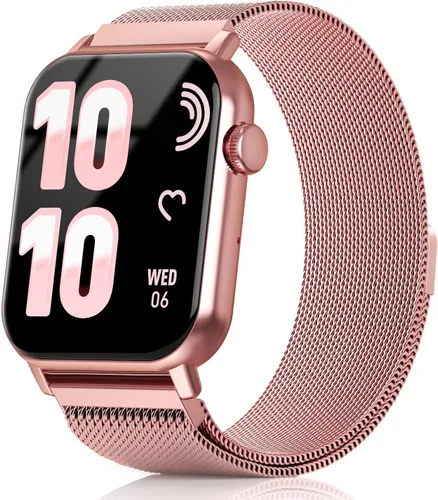 Trendia - Relojes inteligentes para mujer, pantalla HD de 1.83", rastreador de actividad física (contestar/hacer llamadas), más de 120 modos