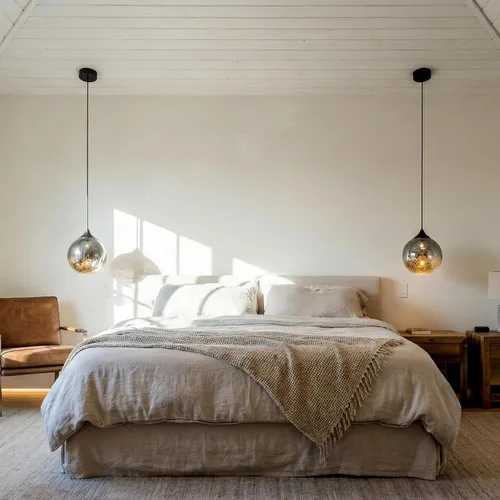 Miniatura 4 de ziidoo Lámpara colgante moderna de globo, cielo nocturno celestial, esfera de vidrio, lámpara colgante ajustable para isla de cocina, dormitorio