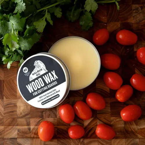 Miniatura 2 de ACEITE DE WALRUS - Cera para madera, lata de 3 oz, apta para alimentos según FDA, cera para tabla de cortar y crema para tabla