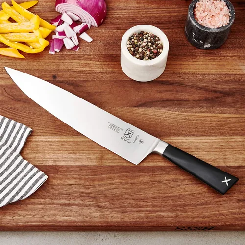 Miniatura 4 de Mercer Culinary Züm Cuchillo de chef forjado, 10 pulgadas, negro