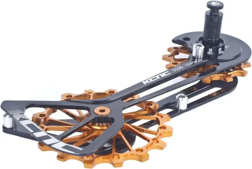 Miniatura 3 de KCNC Road Cyclocross Bicicleta Bicicleta OSPW Desviador de gran tamaño Polea Sistema de rueda para Shimano R9100/R8000 uso 12t top+16t inferior