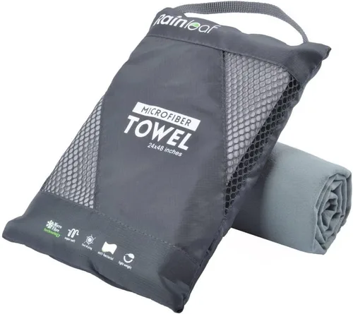 Miniatura 10 de Toalla de microfibra Rainleaf perfecta para viajes y gimnasio y camping. Secado rápido - Super absorbente - Ultra compacta - Liviana. Adecuada