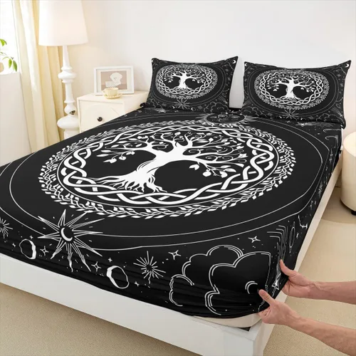 Miniatura 36 de Juego de ropa de cama con estampado de leopardo, tamaño individual, juego de cama de guepardo africano para decoración de dormitorio