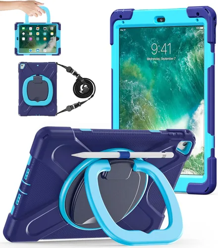 Miniatura 16 de BATYUE Funda para iPad de 6ª generación de 9.7 pulgadas 2018, iPad 5ª generación 2017, iPad Air 2/iPad Pro de 9.7 pulgadas, funda protectora a