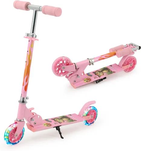 Juguetes de patinete para niños de 6 a 12/3 a 5 años, regalos de Navidad y cumpleaños para niñas y niños, patinete fácil de plegar para niños con