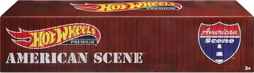Miniatura 6 de Hot Wheels Premium Car Culture American Scene Vehículos de juguete, paquete de 5 modelos a escala 1:64 hechos en Estados Unidos, neumáticos de Real