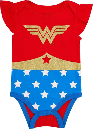 Miniatura 4 de Wonder Woman Conjunto de regalo de 3 unidades para bebé niña