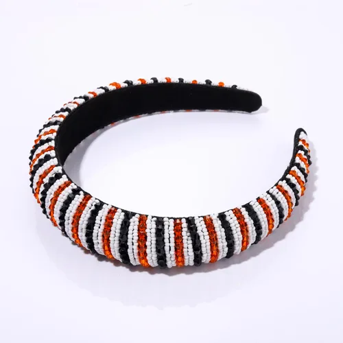 Miniatura 12 de Diadema con cuentas de poni, diadema de Raninbow, cinco de mayo, cinco de mayo, disfraz de fiesta, accesorio para el cabello, con cuentas de arco