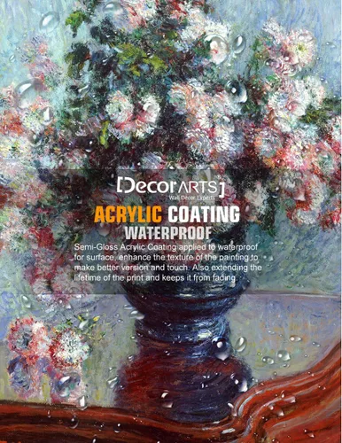Miniatura 7 de Pinturas clásicas mundiales de Claude Monet Impresión giclée sobre lienzo alargado, pieza de galería para colgar y decorar el hogar