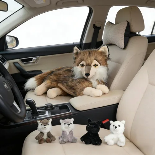 Miniatura 7 de 5 en 1 Gato de Peluche con Gatitos Bebés, 1 Mamá Gato Naranja de Peluche con 4 Gatitos de Peluche Lindos Juguetes de Gato para Niñas y Niños