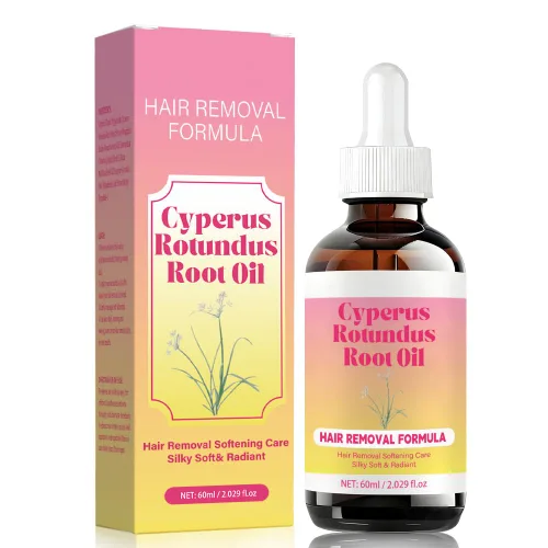 Aceite Cyperus Rotundus, fórmula de depilación, cuidado de la inhibición del cabello, sedoso y suave, fórmula natural ideal para hombres y mujeres,