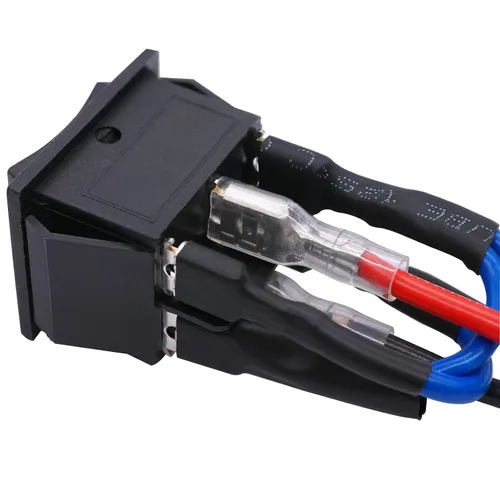 Miniatura 2 de TWTADE Interruptor de inversión de polaridad de bloqueo 12V 10A Control de motor CC 6 pines 3 posiciones ON-OFF AC 110V-220V Interruptor de palanca