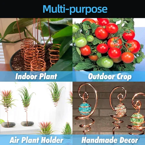 Miniatura 9 de Art3d Alambre de cobre suave puro calibre 18, 60 pies, 99.9% para electrocultura, jardinería, fabricación de joyas, cuentas, proyectos de ciencia