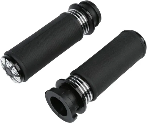 Miniatura 8 de TCT-MOTORPARTS Agarraderas eléctricas de 1 pulgada para manillar Harley Touring