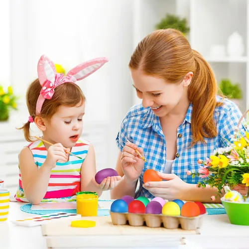 Miniatura 5 de Augshy Huevos de percusión musical, maracas, huevos de Pascua, juguetes para niños, 14 unidades (plástico)