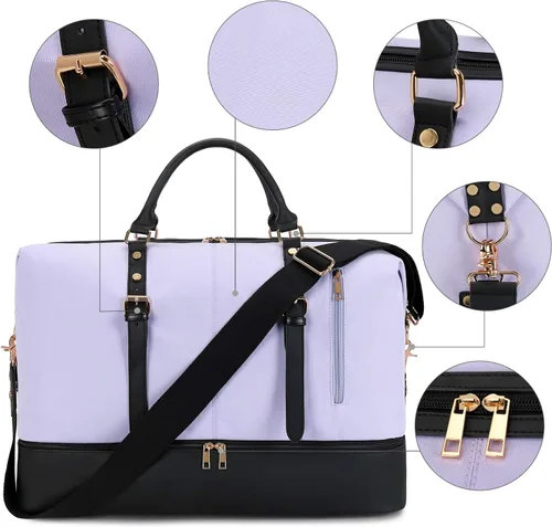 Miniatura 6 de Weekender Overnight - Bolsa de viaje de gran tamaño para hombres y mujeres