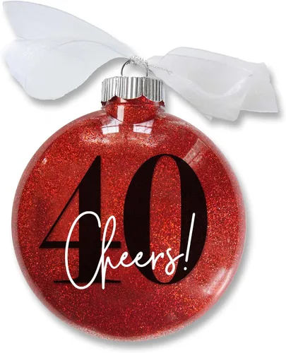 Miniatura 10 de Adorno de Navidad oficial de 13 adolescentes, regalo de cumpleaños número 13 para adolescentes, niño o niña, recuerdo de 13 años, bola brillante