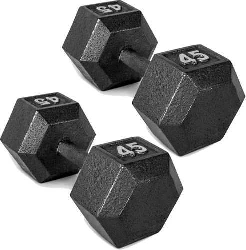 Miniatura 9 de CAP Barbell Mancuerna hexagonal de hierro fundido Múltiples opciones