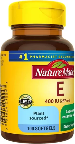 Miniatura 2 de Nature Made Vitamina E 400 UI cápsulas blandas 100 ea (paquete de 2)