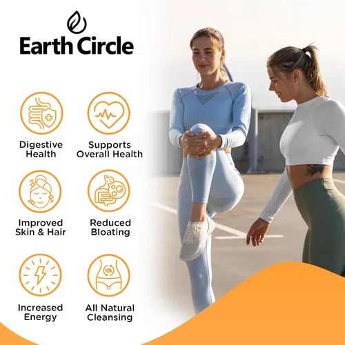 Miniatura 2 de Earth Circle Organics Cápsulas en polvo de semillas de papaya – 100% semillas de papaya molidas – 360 mg por cápsula – 120 cápsulas veganas – Sin