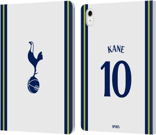Miniatura 13 de Head Case Designs Officially Licensed Tottenham Hotspur F.C. Cristian Romero 2022/23 Players Home Kit Leather Wallet Case Compatible with Apple iPad