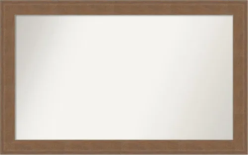 Miniatura 53 de Amanti Art Espejo de baño marrón para sobre el fregadero, 25 x 25 pulgadas, hecho a medida, espejo de tocador cuadrado marrón medio, marco de madera