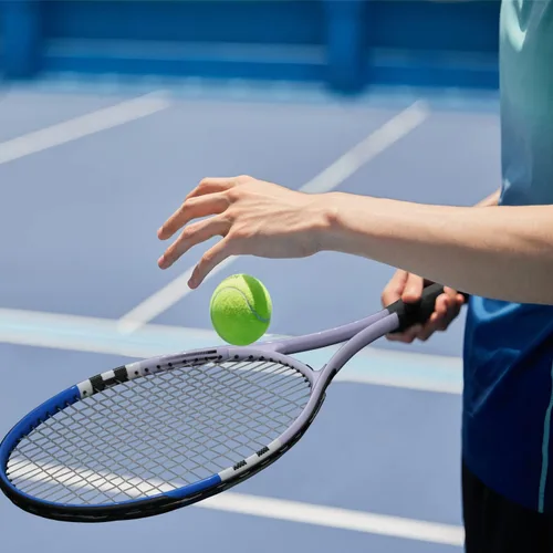 Miniatura 2 de Raqueta de tenis preencordada, ligera, de 27 pulgadas, raquetas recreativas para adultos, para hombres, mujeres, estudiantes, kit de entrenamiento