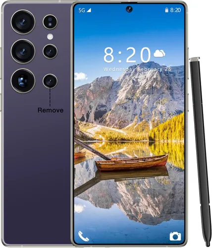 WWT Teléfono I25 Ultra desbloqueado, Android 14 16+1TBGB, bolígrafo integrado, batería de teléfono celular 7000 mAh, pantalla HD de 6.99 pulgadas,