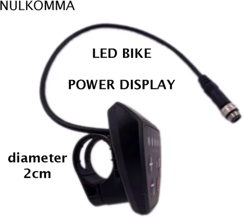Miniatura 4 de Medidor de pantalla LED universal eléctrica para bicicleta 24 V 36 V 48 V Ciclismo Computadora Ebike Pantalla LED Panel de control con 5 p macho