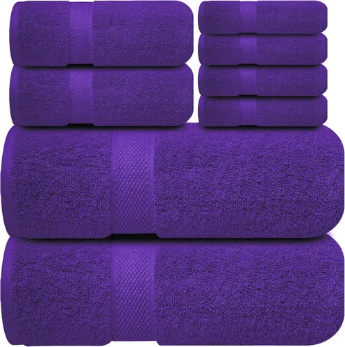Miniatura 18 de Infinitee Xclusives Toallas de lujo para la ducha [13 x 13] – 100% algodón [paquete de 12], toallas faciales suaves y absorbentes para baño, Gris