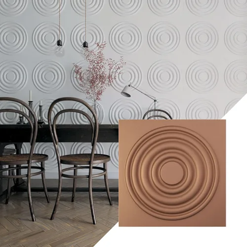 Miniatura 32 de Ekena Millwork WP20X20WDWH 19 5/8 pulgadas de ancho x 19 5/8 pulgadas de alto Wade EnduraWall Decorativo 3D Panel de pared cubre 2.67 pies cuadrados