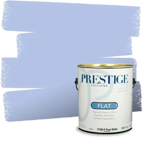 Miniatura 844 de Pintura Exterior + imprimación PRESTIGE, todo-en-uno, 1 galón, acabado mate, color comparable al Valspar* Royal Gray* VS151-Gris real