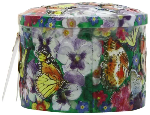 Miniatura 3 de Gardiners of Scotland Dulces de caramelo hechos a mano 200g en lata redonda, Caramelo de vainilla con mariposas