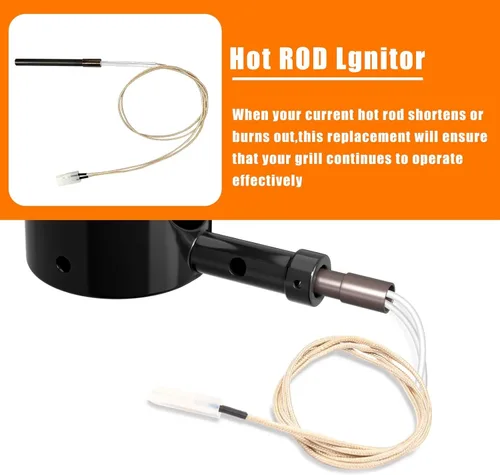Miniatura 6 de GRISUN Kit de Olla de Fuego y Varilla de Encendido para Traeger, Parrilla de Pellets Pit Boss, Olla de Fuego Esmaltada en Porcelana Mejorada