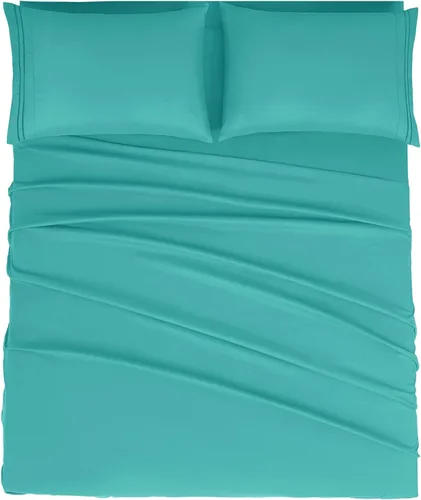 Miniatura 65 de Mejoroom Juego de sábanas de tamaño King – Sábanas y fundas de almohada de ropa de cama 1800 de lujo para hoteles – Sábana bajera con bolsillo