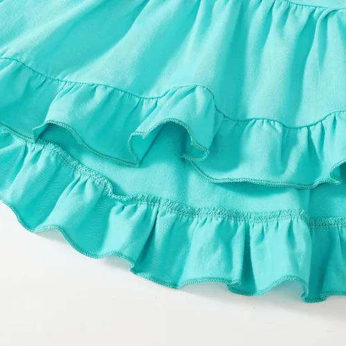 Miniatura 190 de Kucnuzki Conjunto de ropa para bebé niña pequeña, camisa de manga con volantes, pantalón floral, ropa de otoño e invierno para niña