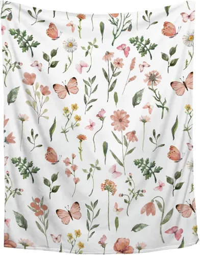 Miniatura 9 de Manta de franela de abeja – Manta cálida y acogedora de felpa floral de girasol para sofá, cama, sala de estar, decoración del hogar y regalos Abeja