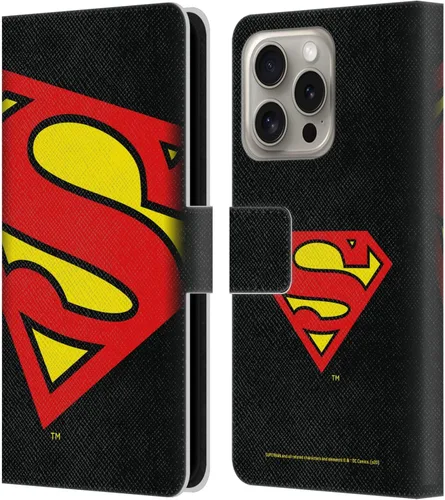 Miniatura 38 de Head Case Designs Funda de piel con licencia oficial de Superman DC Comics con logotipos negros y rojos compatible con Apple iPhone 11