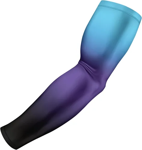 Miniatura 9 de B-Driven Sports Sleeve Pro-Fit - Manga de compresión para hombres y mujeres - Manga de brazo de baloncesto y voleibol - Individual Galaxia