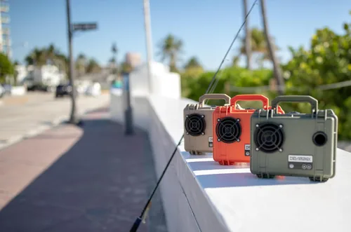 Miniatura 8 de DemerBox: Altavoces Bluetooth impermeables, portátiles y resistentes para exteriores. Sonido fuerte, duración de la batería de más de 40 horas, caja