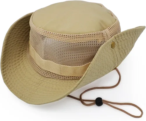 Miniatura 7 de El sol al aire libre protege el sombrero del ejército estilo Sun Cap con el panel de malla de poliéster