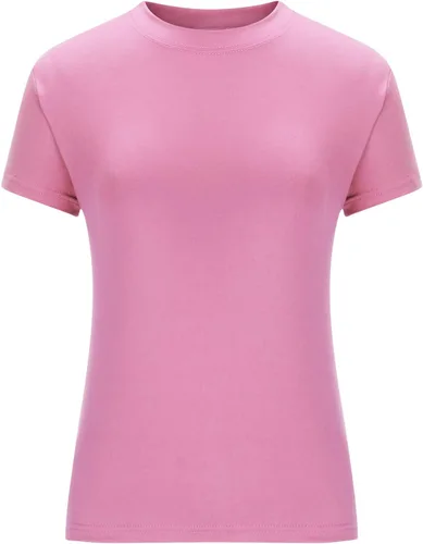 Miniatura 6 de Camisetas cortas básicas para mujer, estilo casual, para salir, a la moda, ajustadas, de manga corta, ajustadas, para adolescentes, niñas, lindas